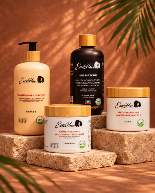 Eva’s Hair – Pack Routine Capillaire Complète 4 Étapes